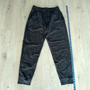 Heather-gray dry-fit drawstring joggers